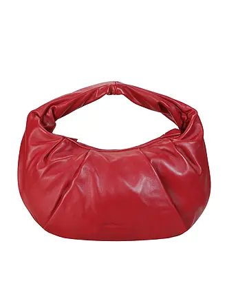 LES VISIONNAIRES | Ledertasche - Hobo GRETA ESSENTIAL SILKY | rot